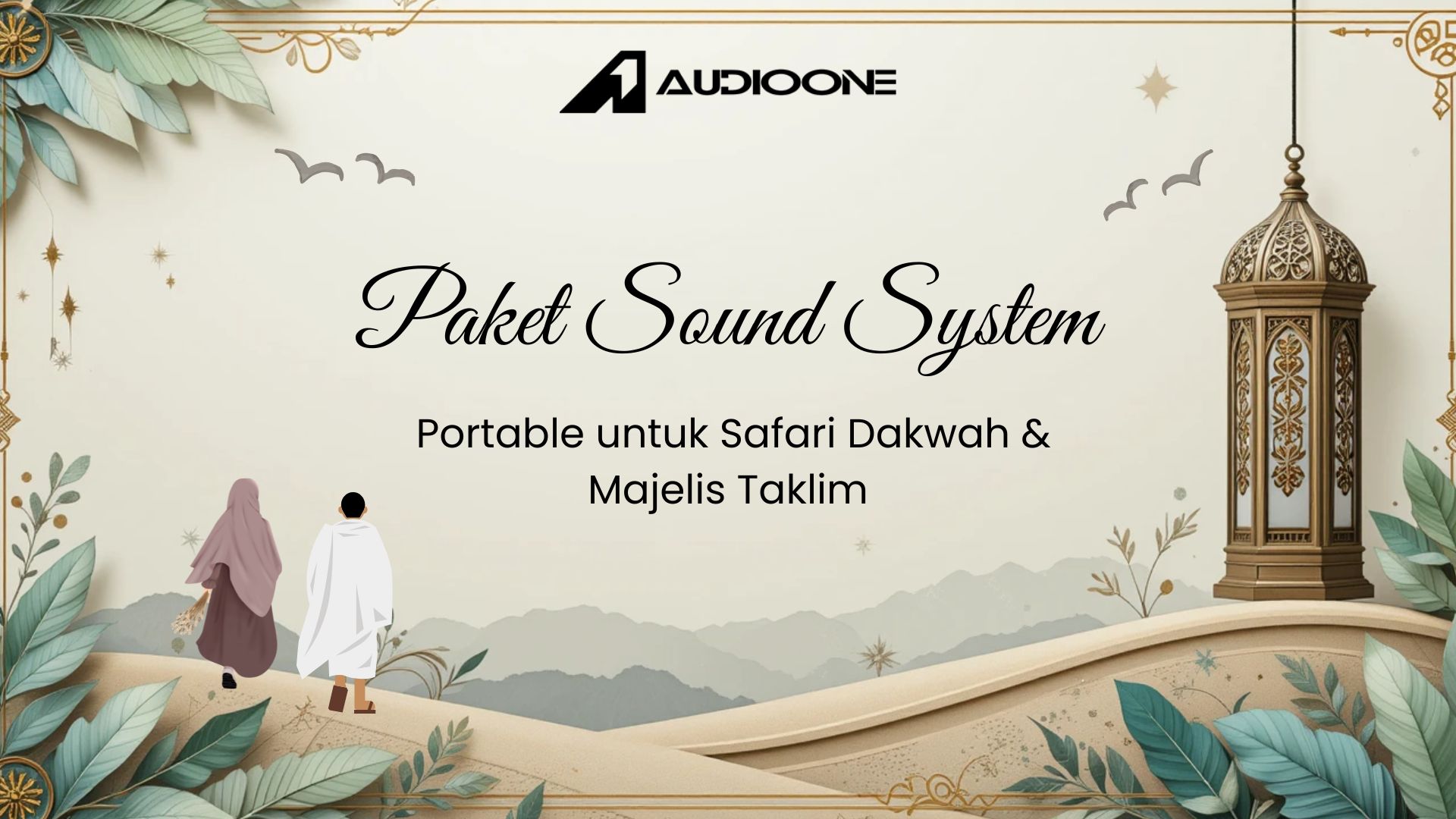 Paket Sound System Portable untuk Safari Dakwah & Majelis Taklim