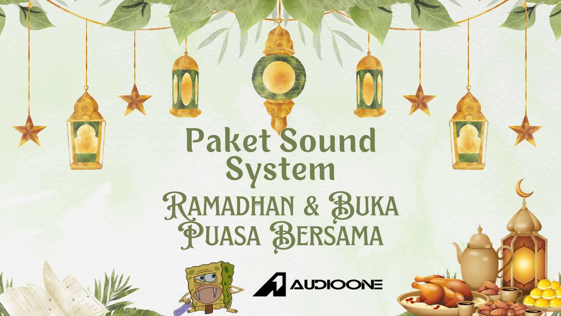 Paket sound system event Ramadhan