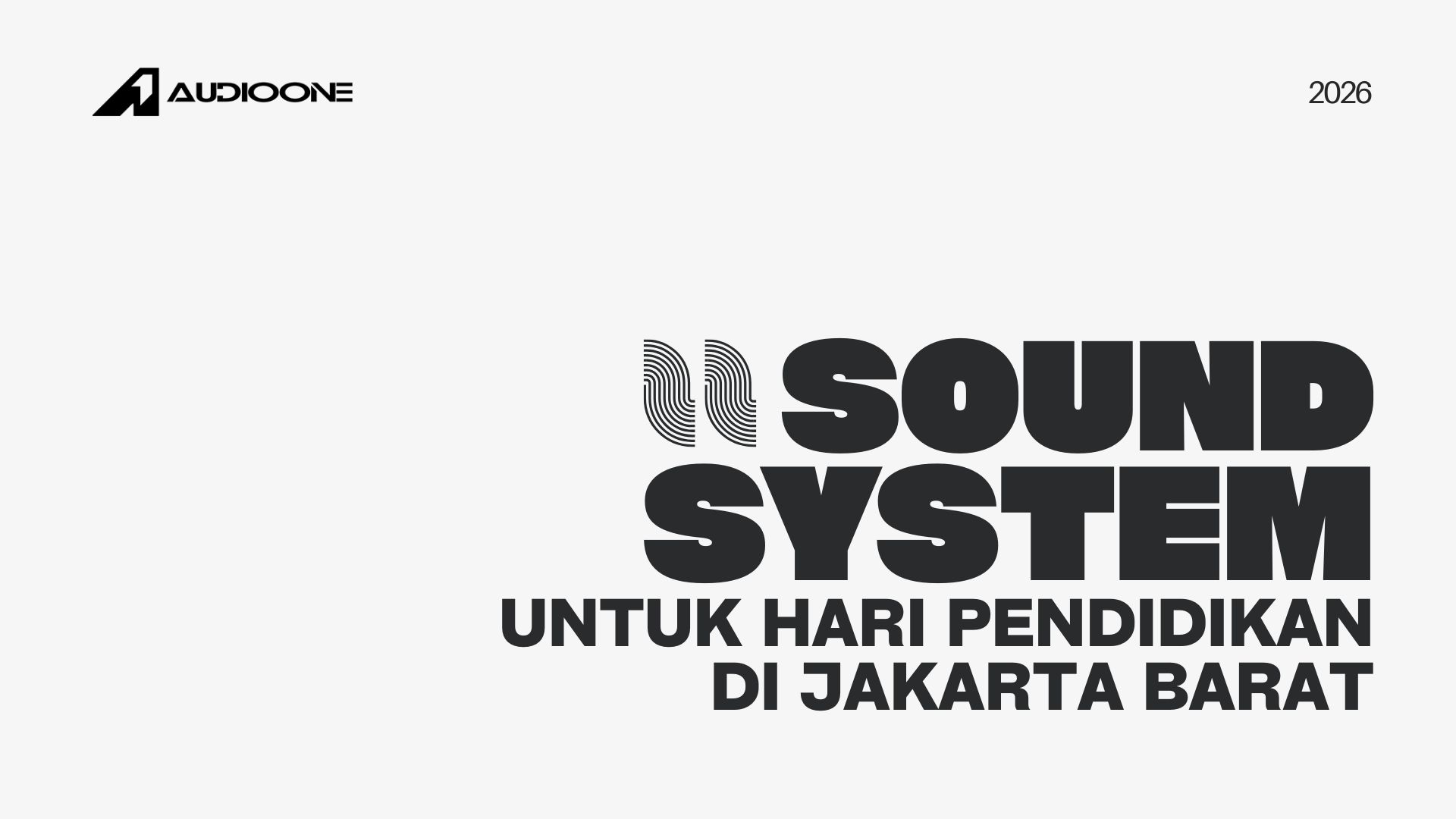 sound system acara hari pendidikan nasional Jakarta Barat