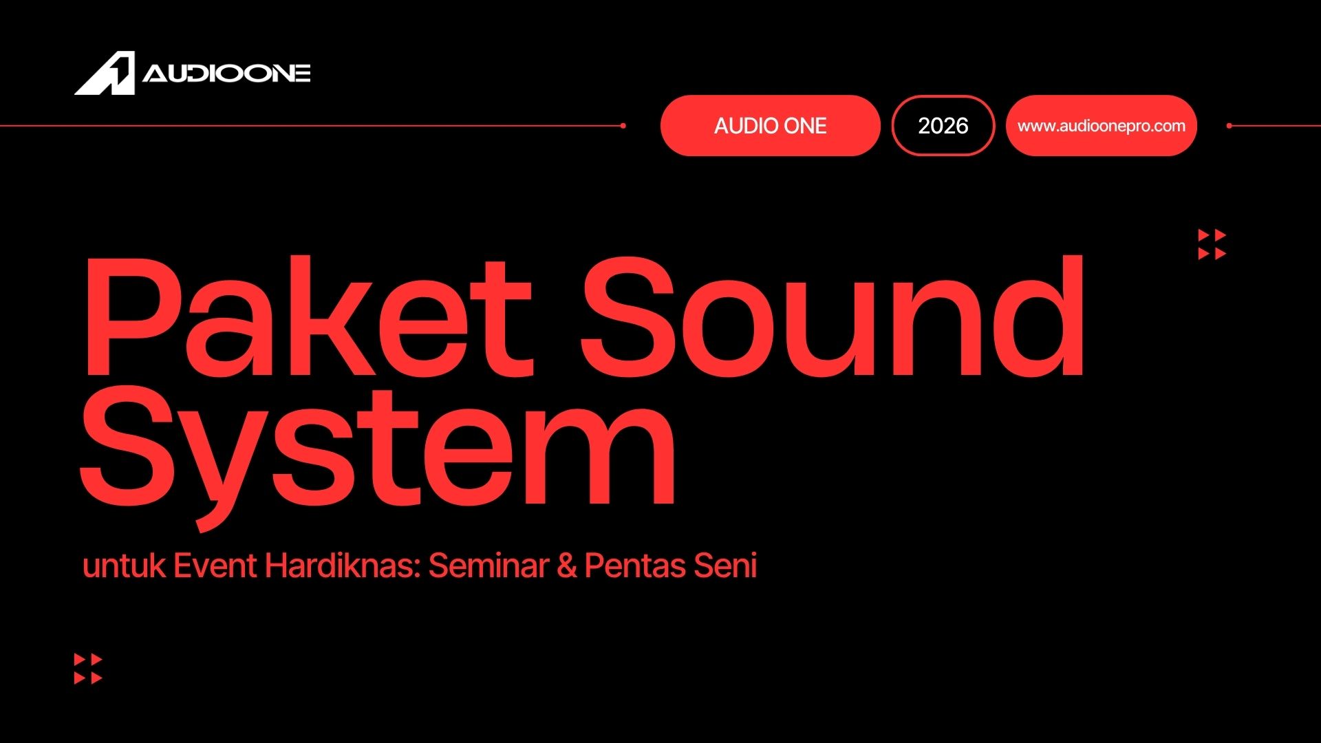 sound system untuk event Hardiknas