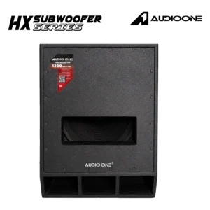 Audio One HX Series 18 Inch Subwoofer Professional tampak depan dengan karakter bass powerful