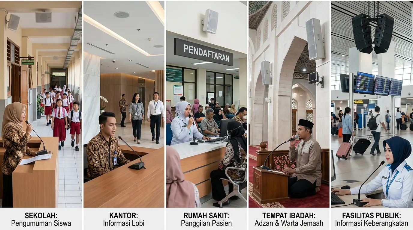 Solusi Sistem Pengumuman Profesional untuk Bisnis dan Institusi Audio One