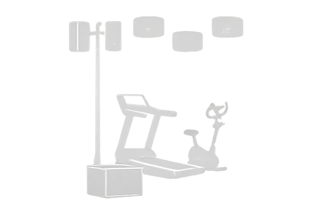 Paket Sound System Fitness Center Audio One profesional untuk gym, studio fitness, dan pusat kebugaran dengan suara jernih merata.