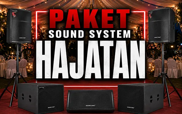 Paket Sound System Hajatan Audio One