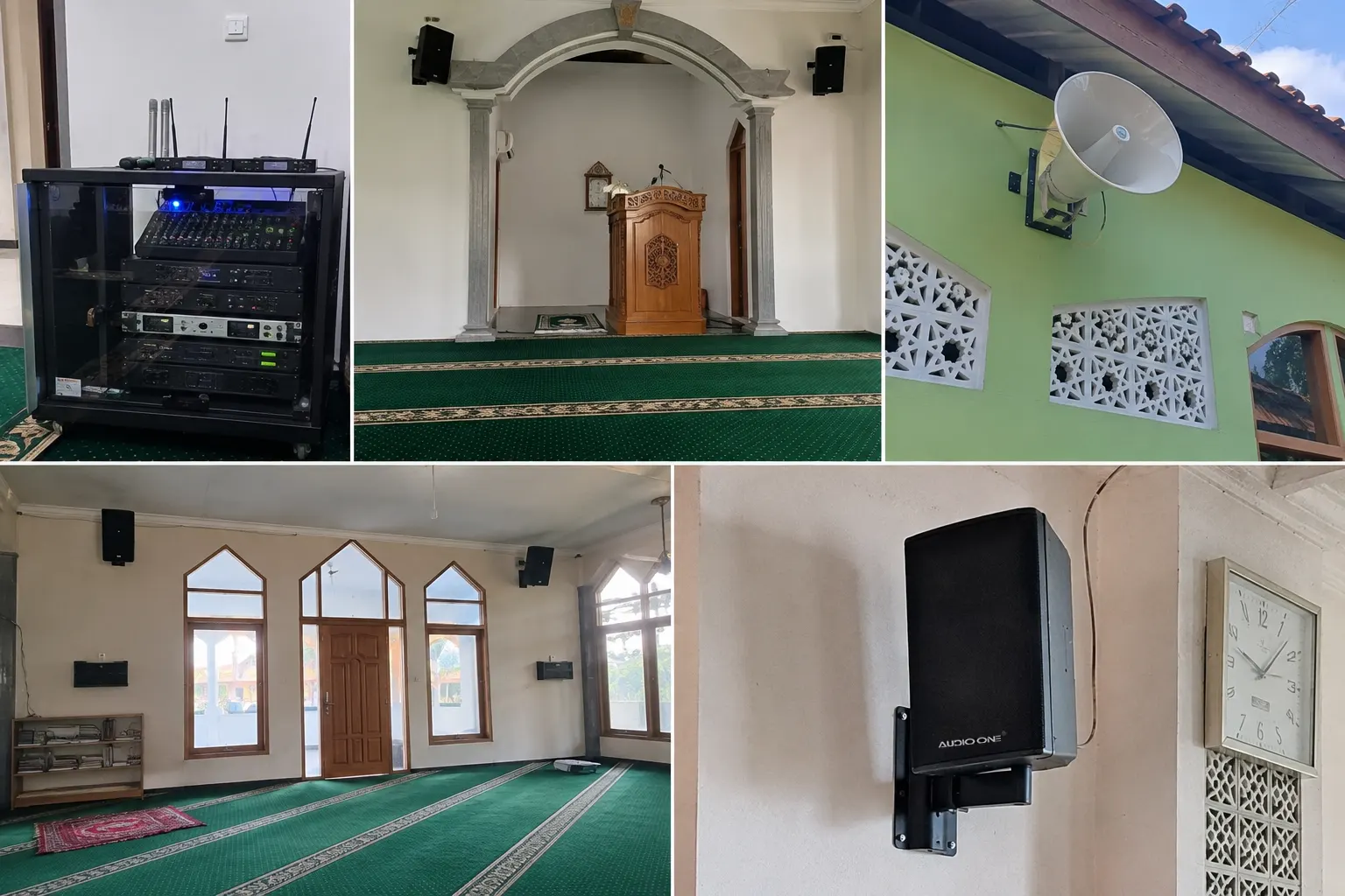 Paket Sound System Masjid Profesional Audio One