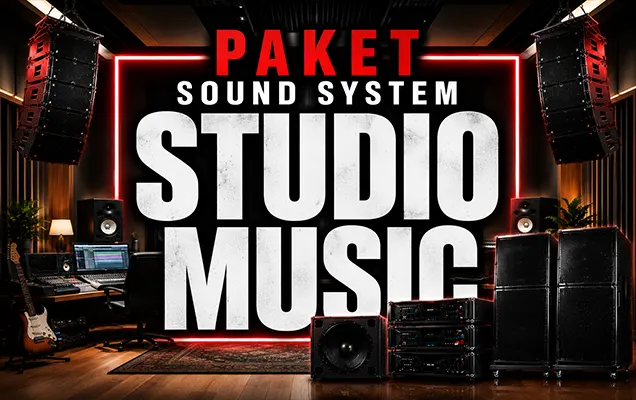 Paket Sound System Studio Musik Audio One