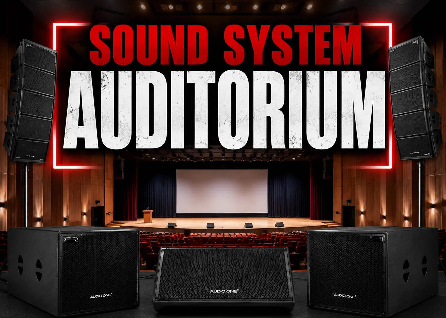 Sound System Auditorium Audio One