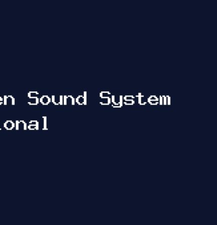 komponen sound system profesional