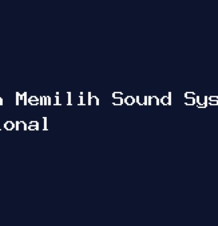 Sound System Profesional